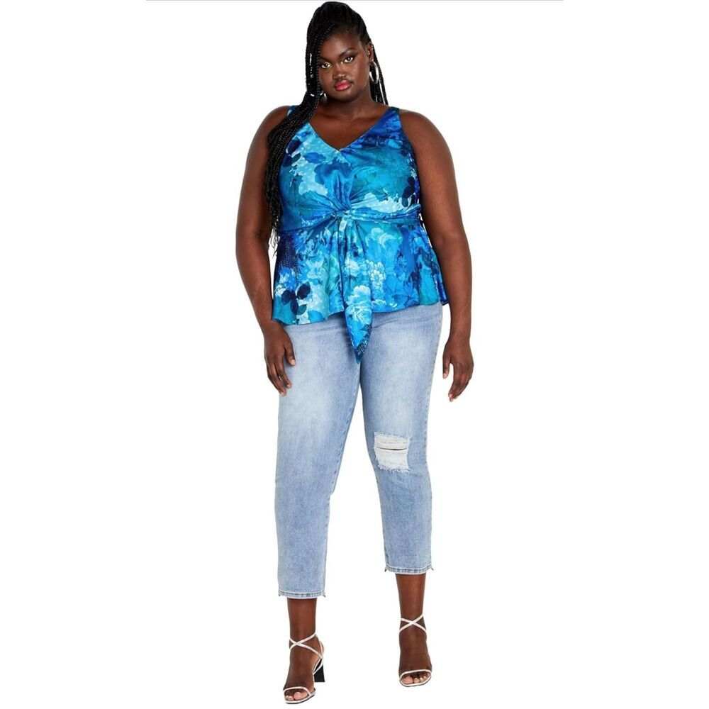 NEW Blue City Chic Women's Plus Size Women's Plus Size Serena Top 20 $79